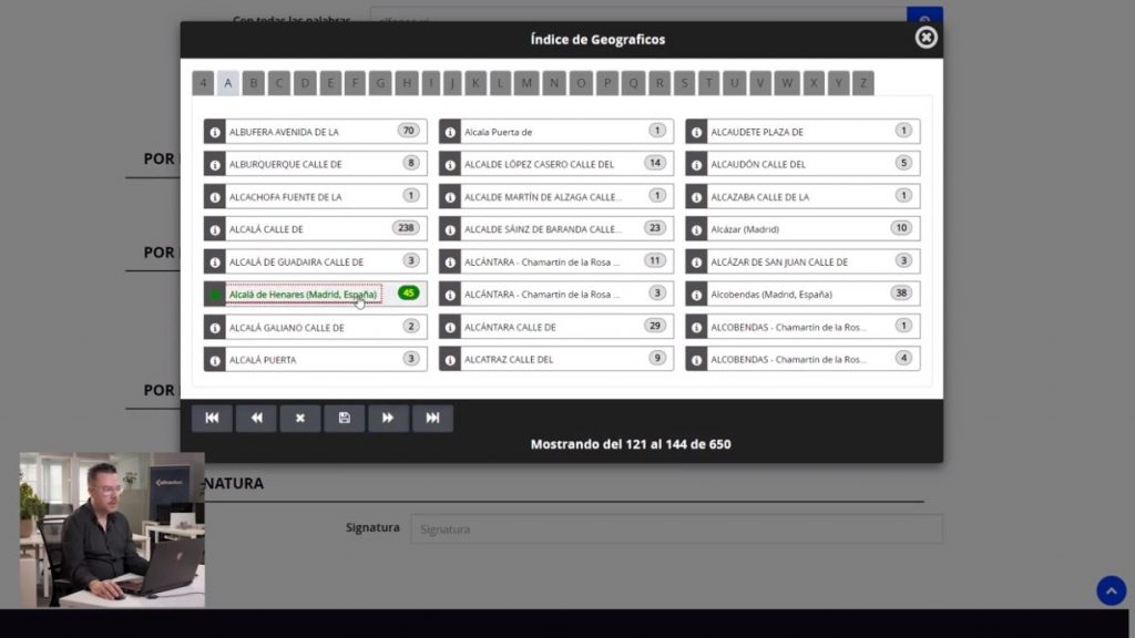 búsqueda avanzada archivos
